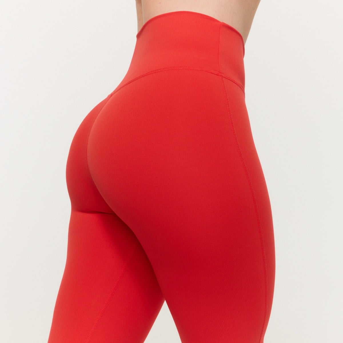 Damskie legginsy z wysokim stanem Limitless Hot Red - GymBeam