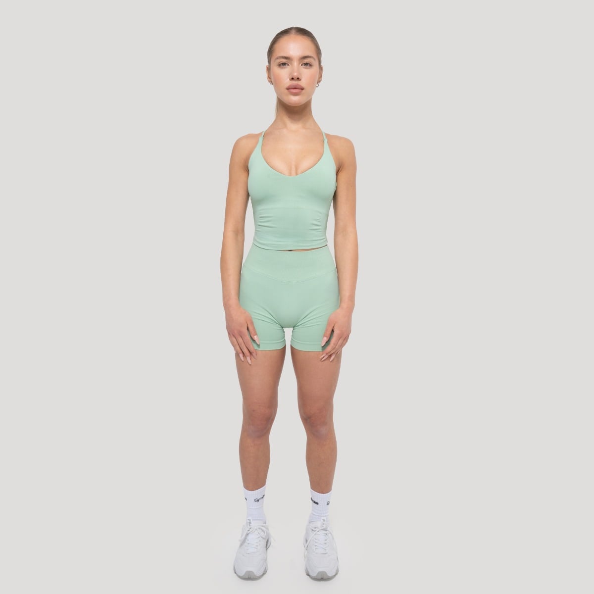 GymBeam Women‘s Luma Tank Top Pistachio - Rozmiar: M | Kolor: Zielony | Waga: 0,119 g | Opakowanie: 130 · záber 6