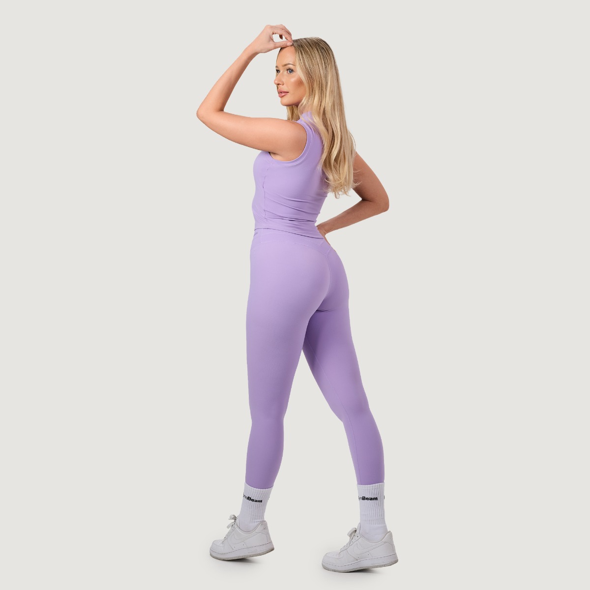 GymBeam Women‘s NEO Leggings Iris - Rozmiar: XS | Kolor: Fioletowy | Waga: 0,1456 g | Opakowanie: 115 · záber 7