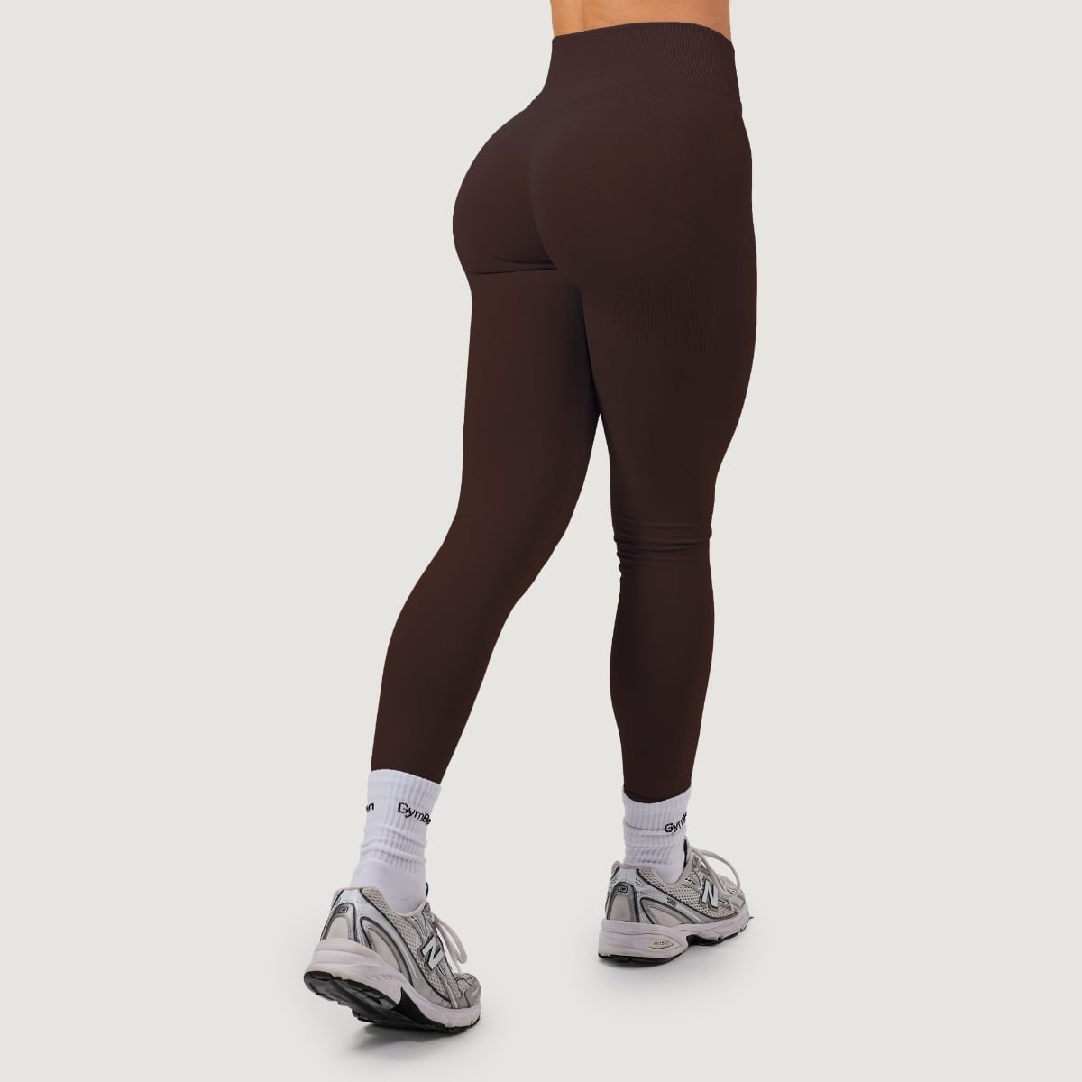 Damskie legginsy bezszwowe NEO Mocha - GymBeam