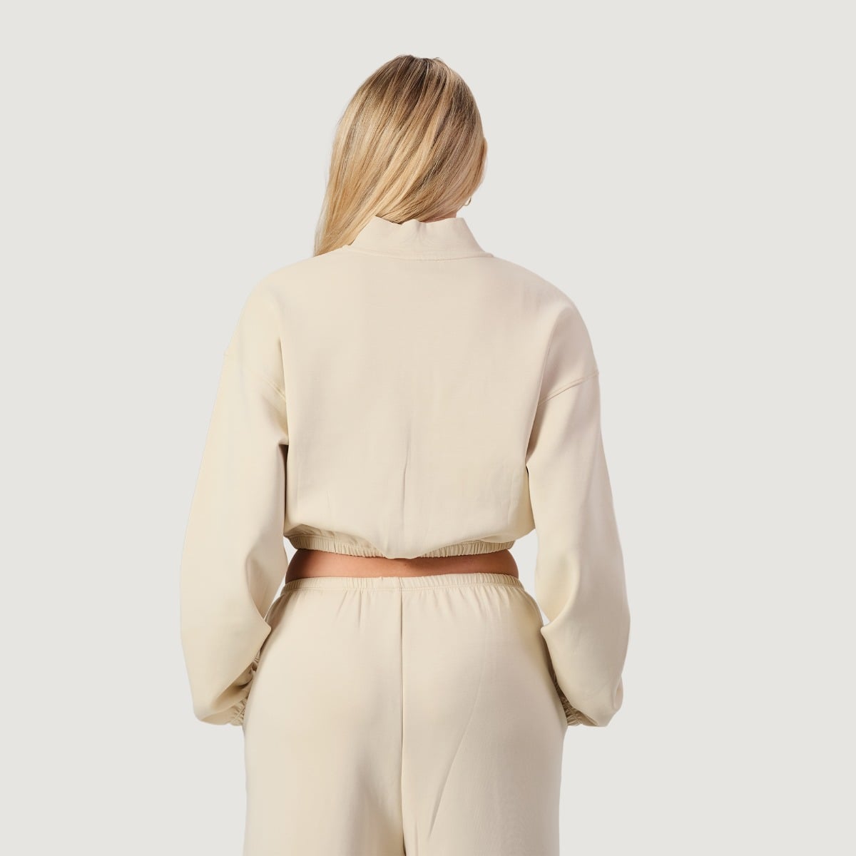 Damska bluza Zip-Up NEO Almond - GymBeam