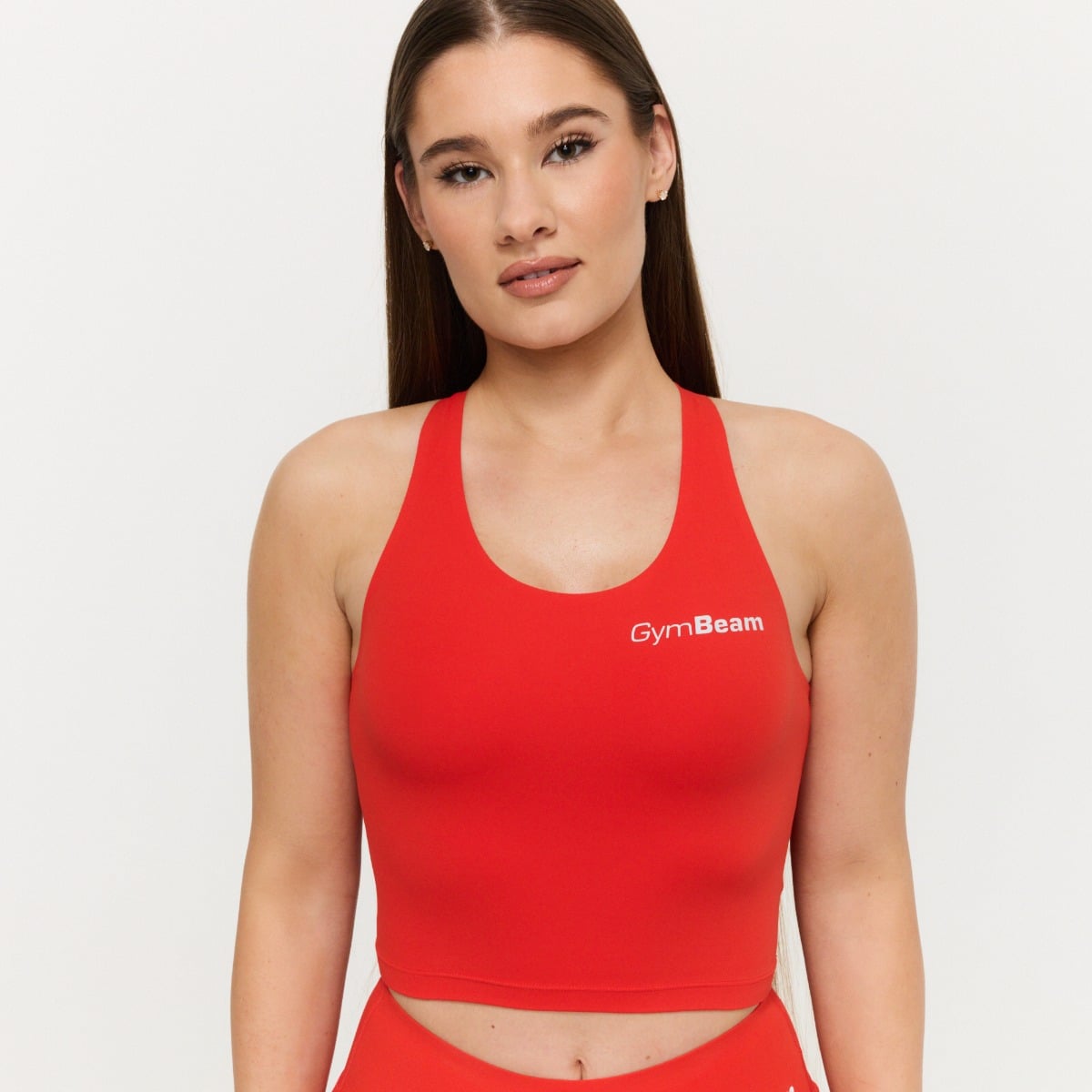 Damski Top Sportowy BEAT Tangerine - GymBeam