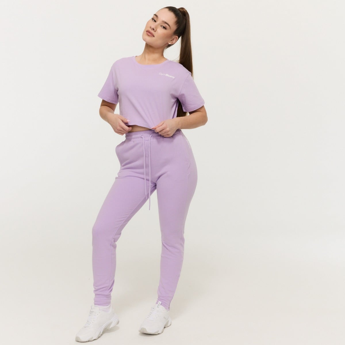 GymBeam Women‘s Limitless Joggers Lavender - Rozmiar: XXL | Kolor: Fioletowy | Waga: 0,615 g | Opakowanie: 36 · záber 6