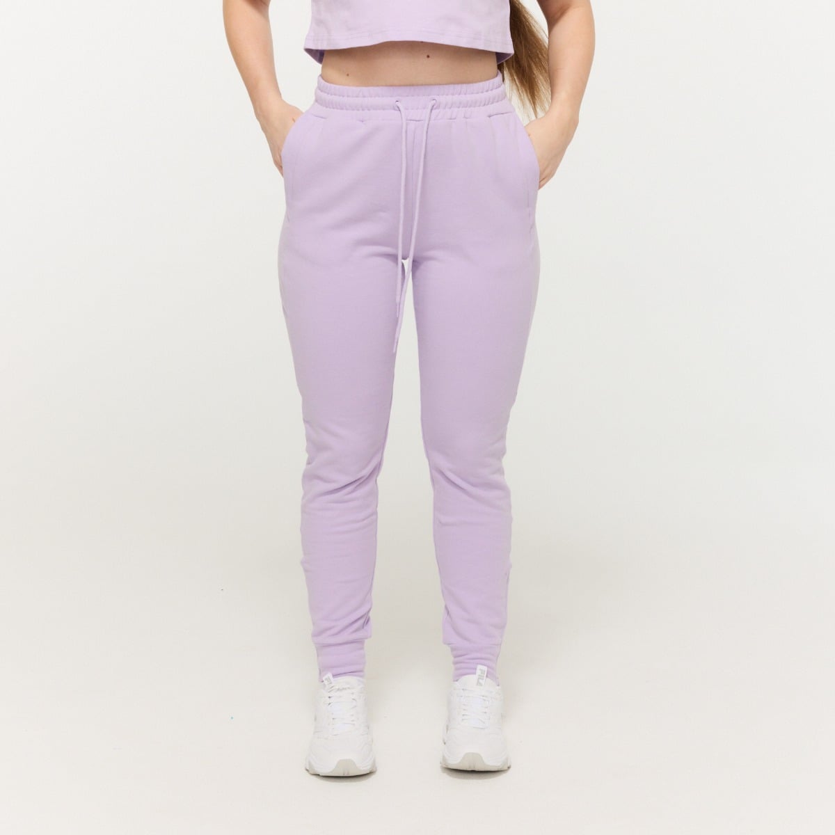 Damskie joggery Limitless Lavender - GymBeam