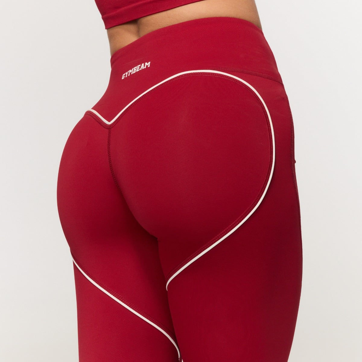 Damskie Legginsy Varsity Red - GymBeam