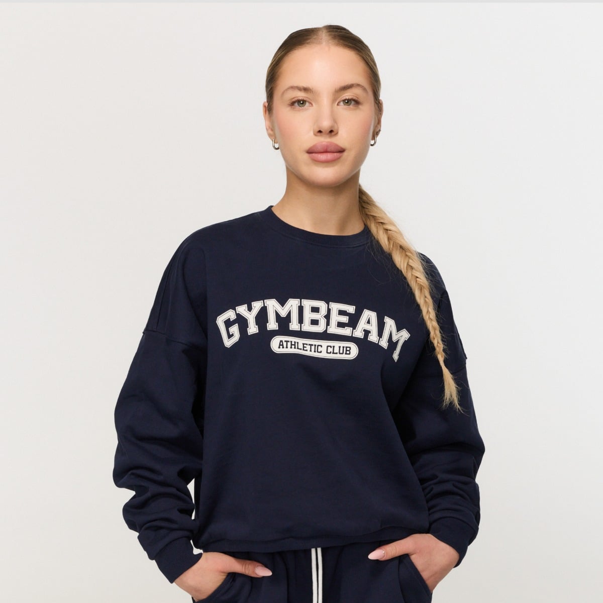 Damska bluza Varsity Blue - GymBeam
