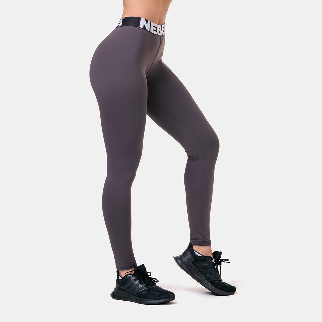 Legginsy damskie Squat Hero Scrunch Butt  Marron - NEBBIA