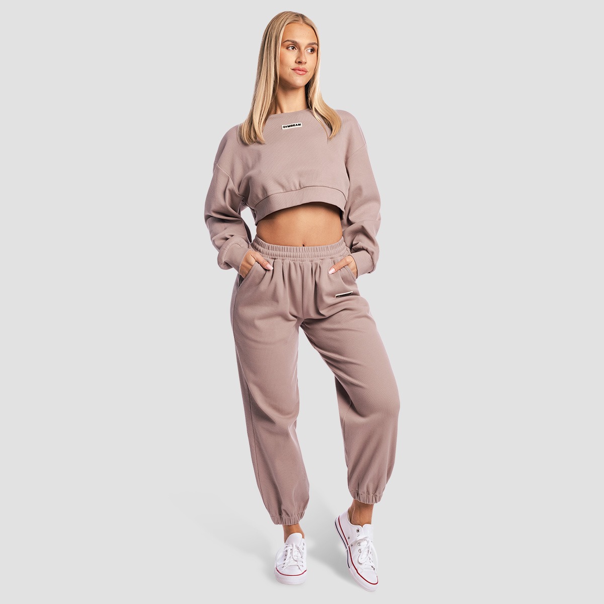 GymBeam Women‘s Aura Joggers Roux - Rozmiar: XS | Kolor: Różowy | Waga: 0,58 g | Opakowanie: 22 · záber 6