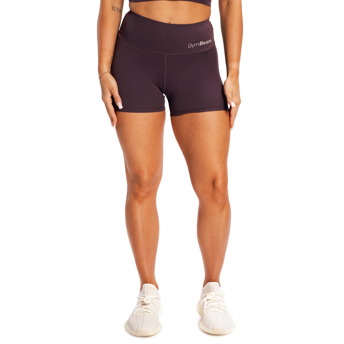GymBeam Women‘s BEAT Shorts Berrywood - Rozmiar: XS | Kolor: Fioletowy | Waga: 0,06 g | Opakowanie: 40 · záber 6