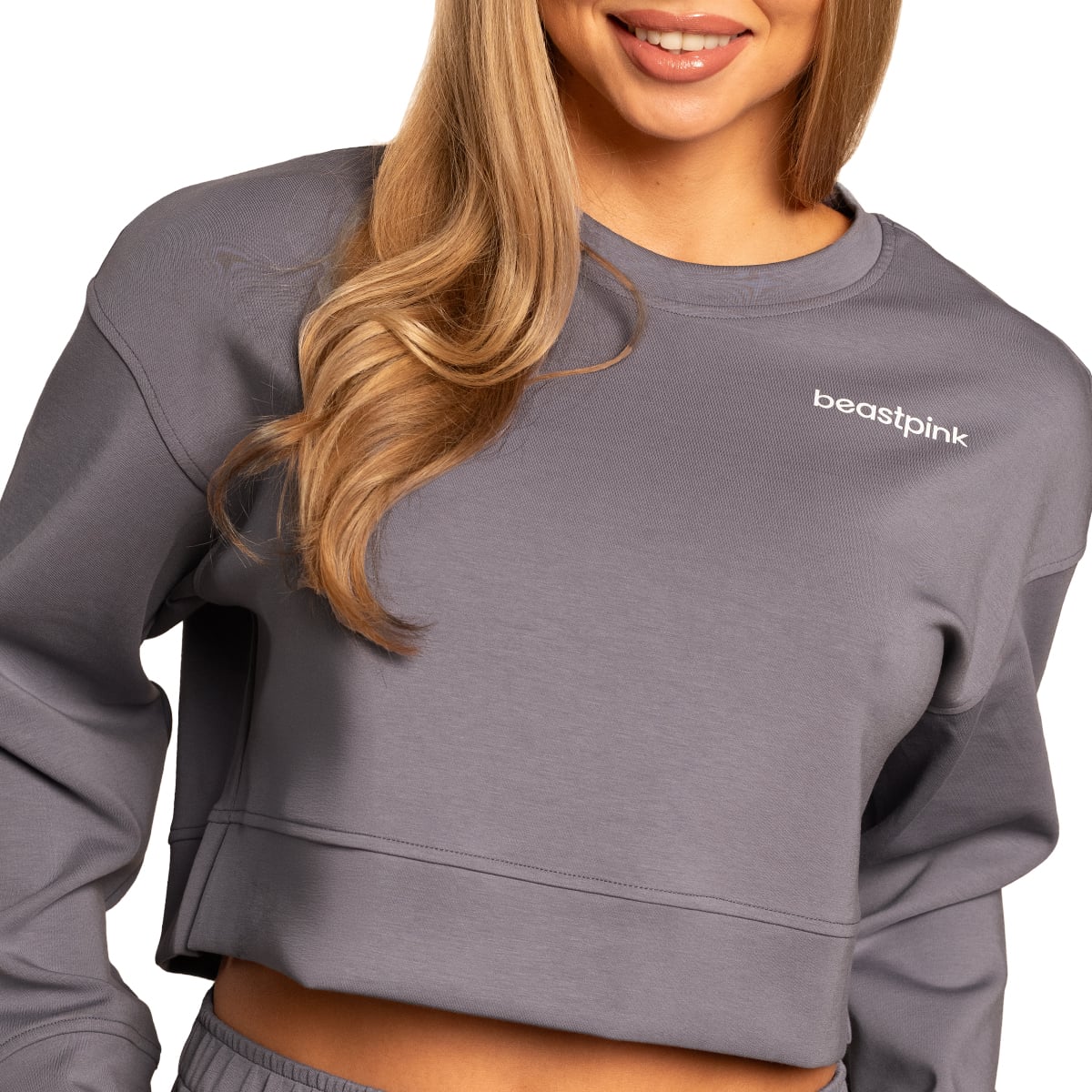 BeastPink Women‘s Grace Sweatshirt Granite - Rozmiar: XS | Kolor: Niebieski | Waga: 0,357 g | Opakowanie: 50 · záber 7