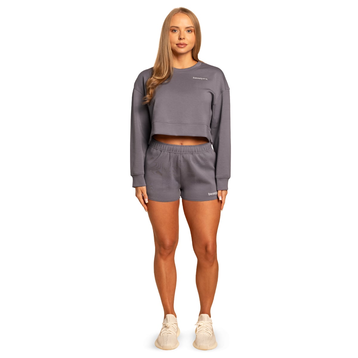 BeastPink Women‘s Grace Sweatshirt Granite - Rozmiar: XS | Kolor: Niebieski | Waga: 0,357 g | Opakowanie: 50 · záber 10