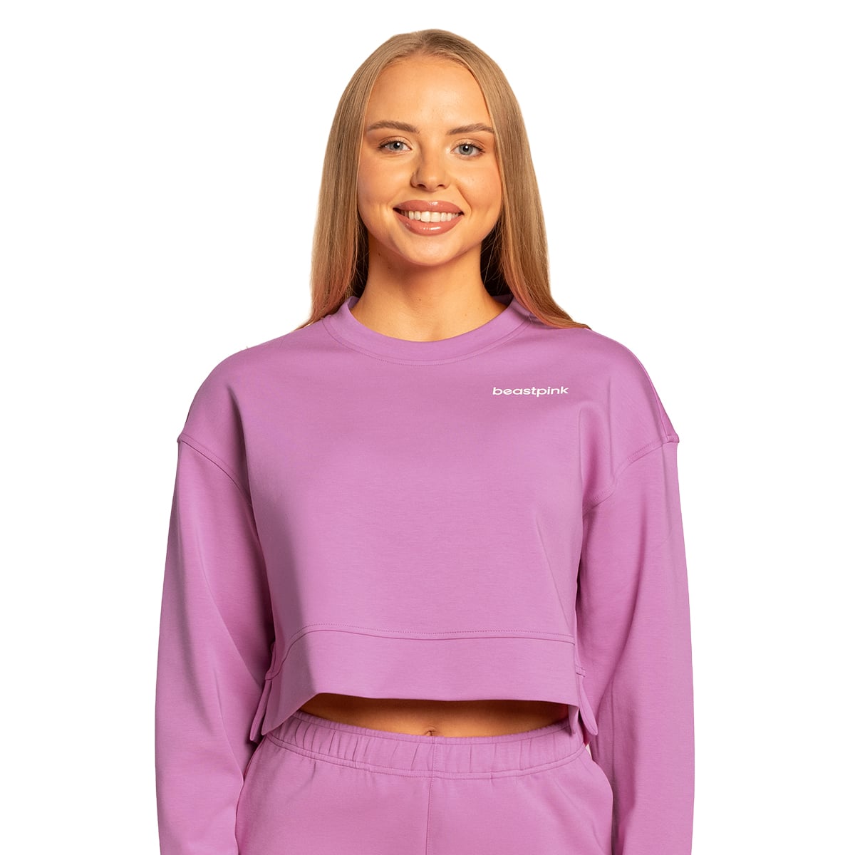 BeastPink Women‘s Grace Sweatshirt Purple - Rozmiar: M | Kolor: Fioletowy | Waga: 0,381 g | Opakowanie: 50 · záber 6