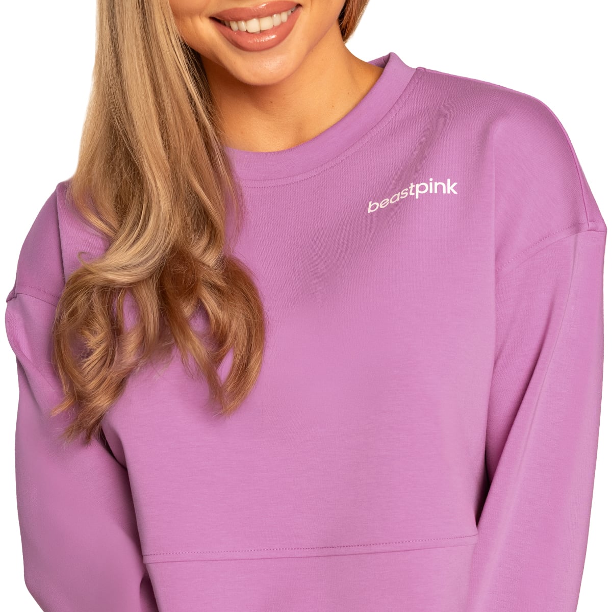 BeastPink Women‘s Grace Sweatshirt Purple - Rozmiar: M | Kolor: Fioletowy | Waga: 0,381 g | Opakowanie: 50 · záber 7