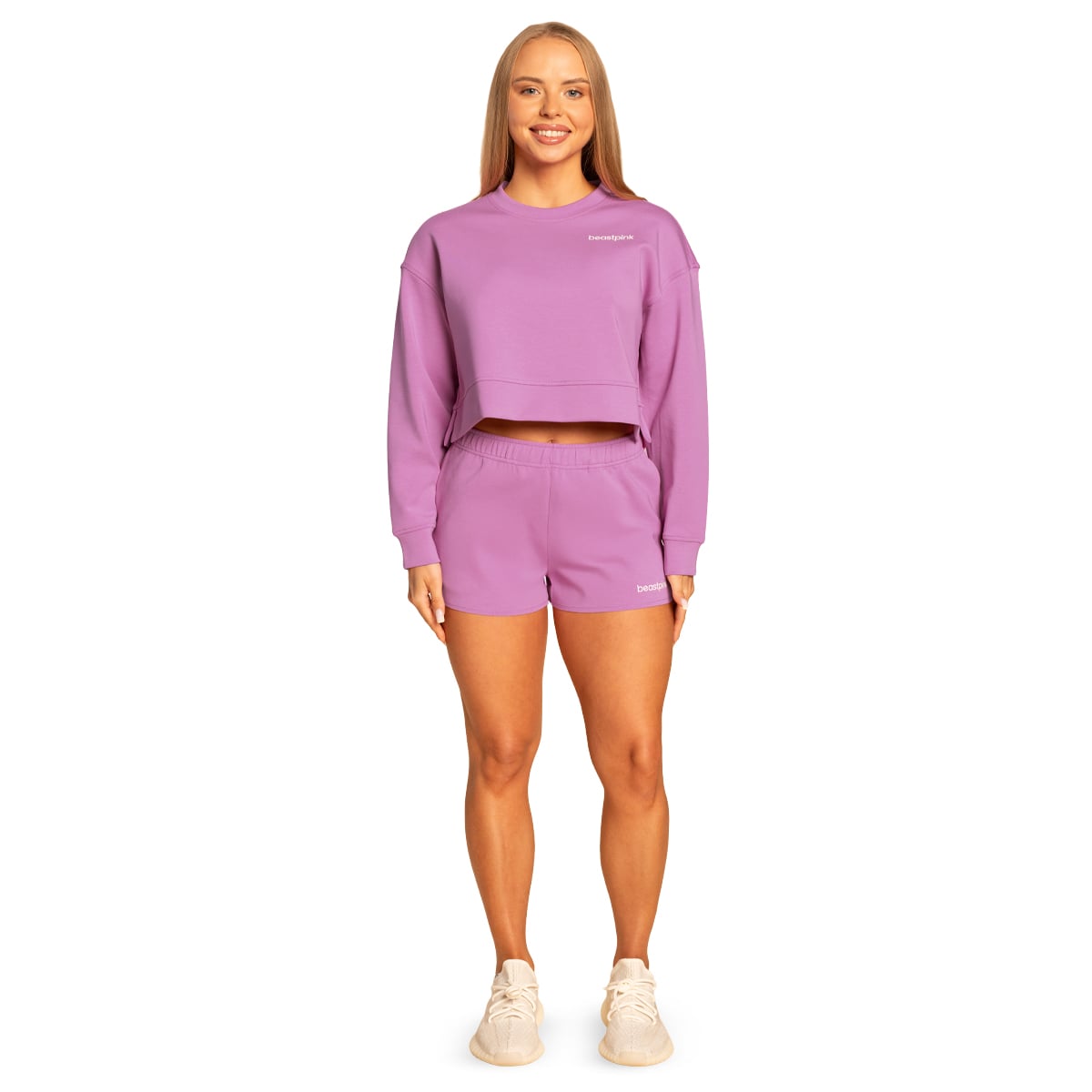 BeastPink Women‘s Grace Sweatshirt Purple - Rozmiar: M | Kolor: Fioletowy | Waga: 0,381 g | Opakowanie: 50 · záber 10