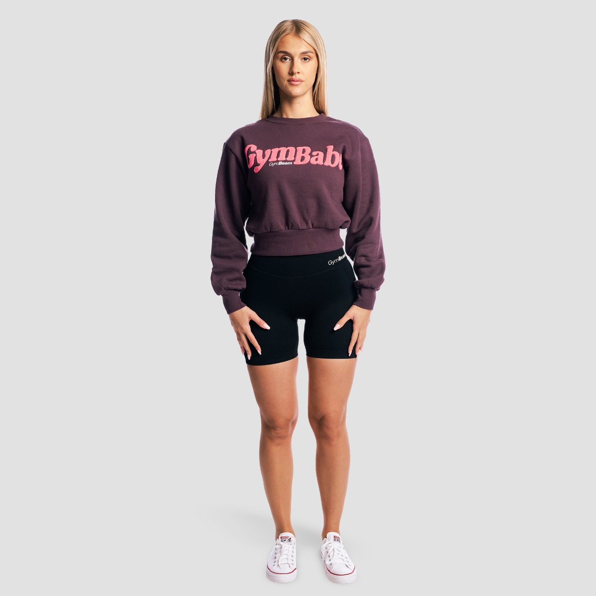 GymBeam Women‘s GymBabe Jumper Eclipse - Rozmiar: S | Kolor: Fioletowy | Waga: 0,415 g | Opakowanie: 40 · záber 6