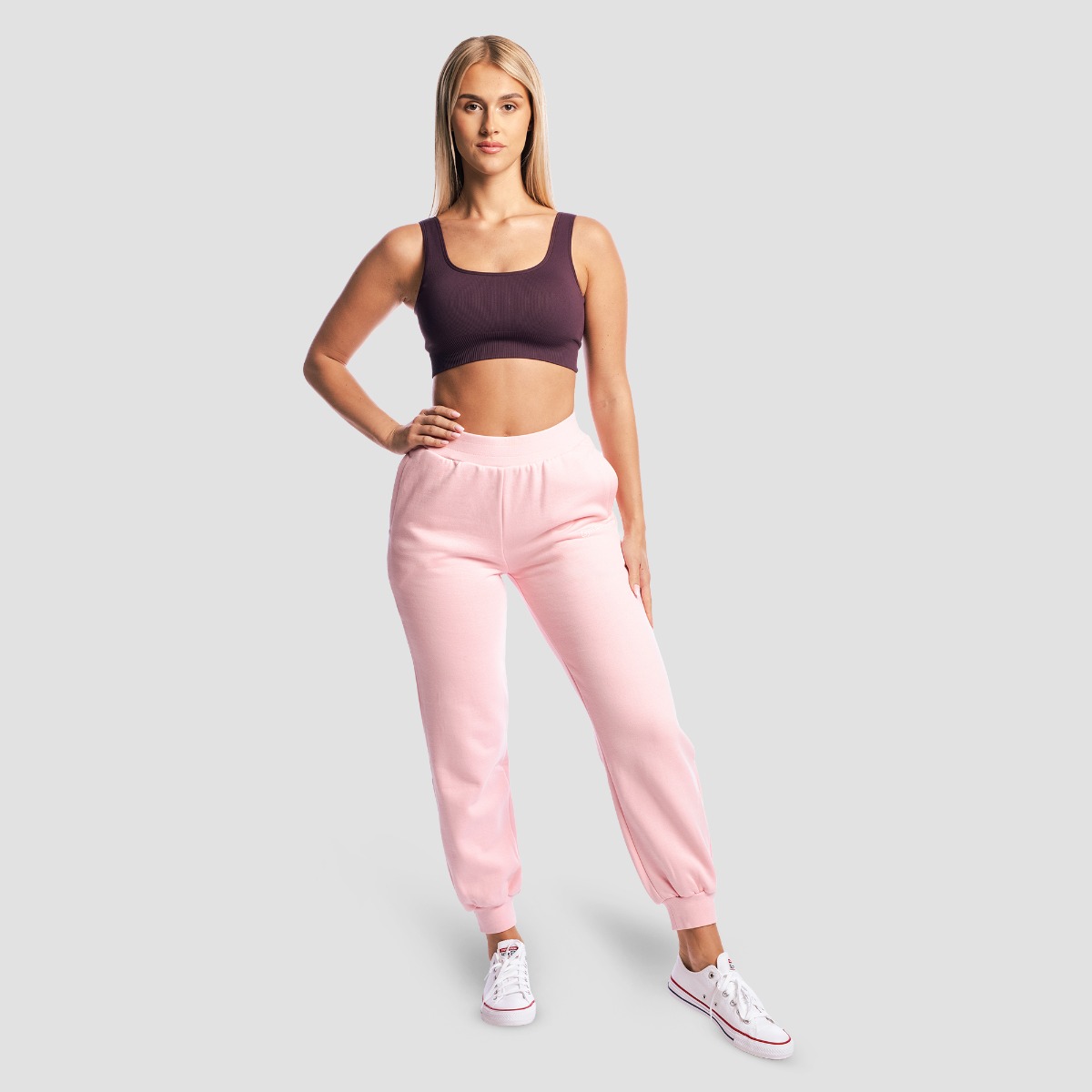 GymBeam Women‘s GymBabe Sweatpants Cherrybloom - Rozmiar: S | Kolor: Różowy | Waga: 0,525 g | Opakowanie: 35 · záber 6