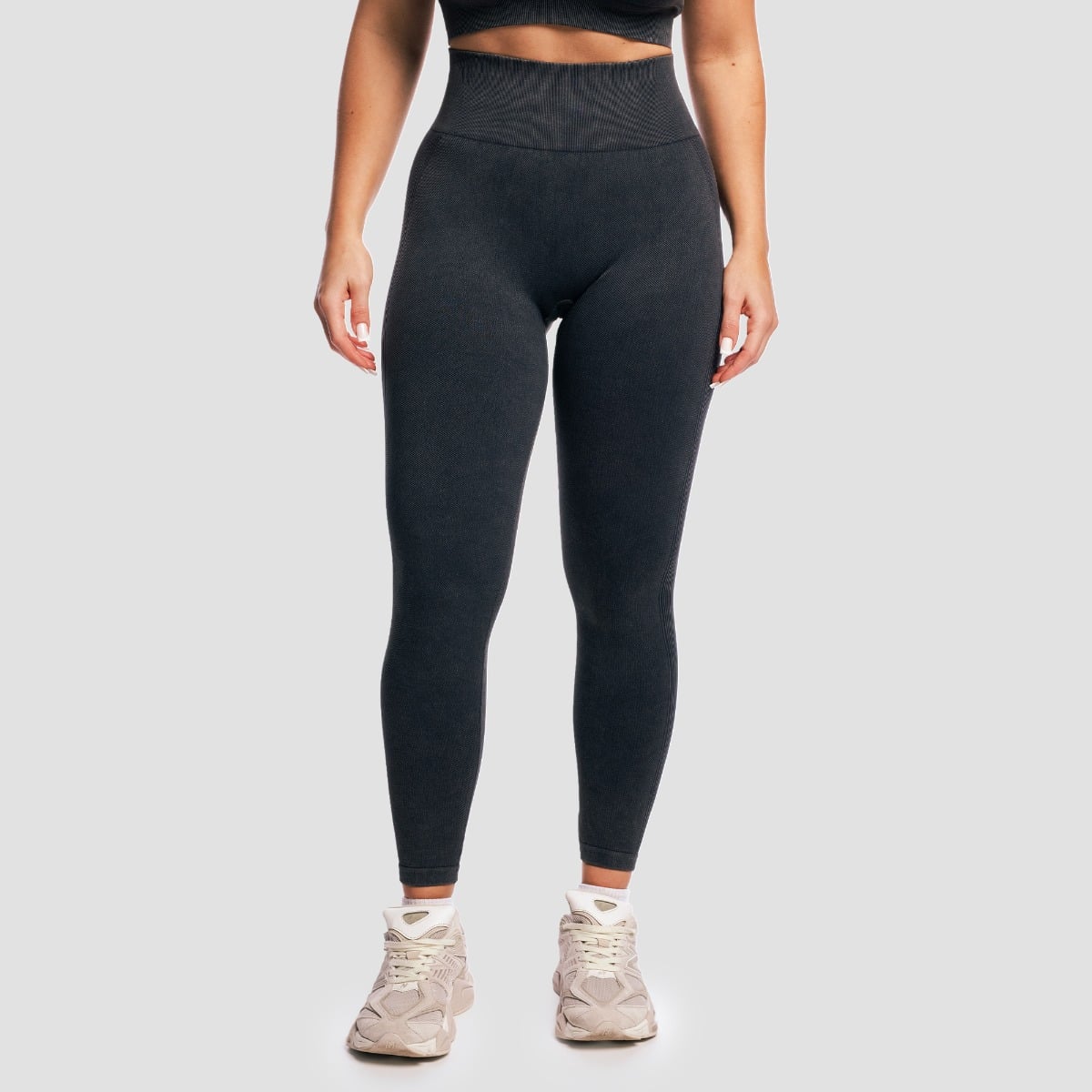 Bezszwowe damskie legginsy Lift Coal - GymBeam