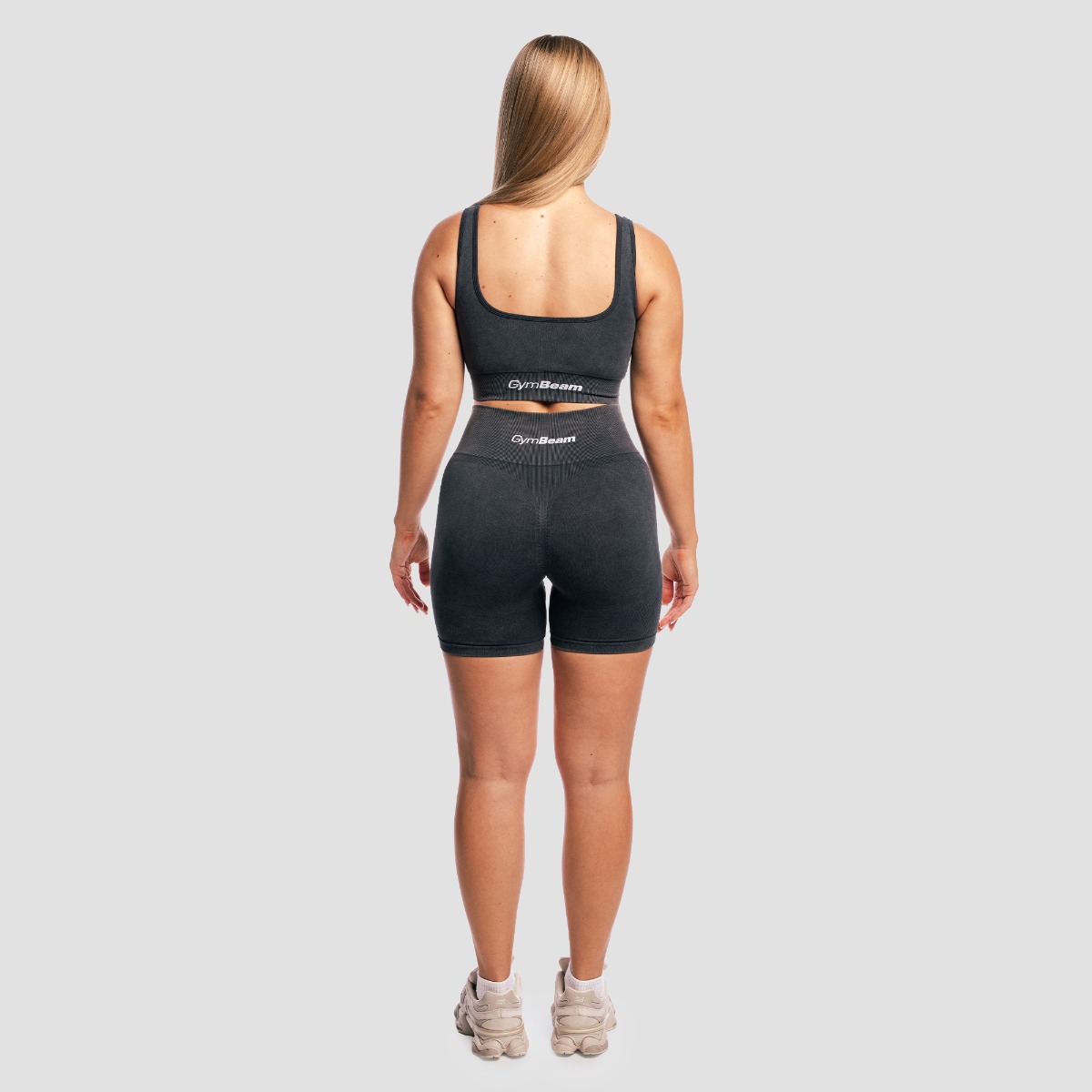 GymBeam Women‘s Lift Seamless Shorts Graphite - Rozmiar: M | Kolor: Szary | Waga: 0,12 g | Opakowanie: 80 · záber 6