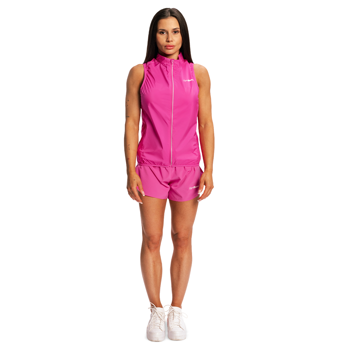 GymBeam Women‘s Pulse X Running Gillet Purple - Rozmiar: S | Kolor: Fioletowy | Waga: 0,078 g | Opakowanie: 80 · záber 10