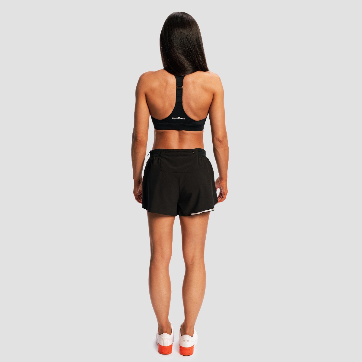 GymBeam Women‘s Pulse X Running shorts Black - Rozmiar: XS | Kolor: Czarny | Waga: 0,09 g | Opakowanie: 69 · záber 6