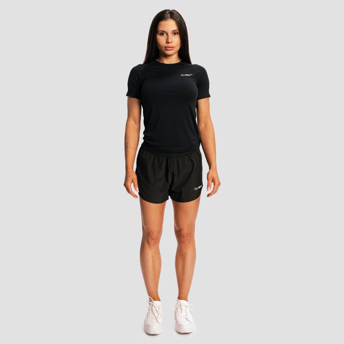 GymBeam Women‘s Pulse X Running T-shirt Black - Rozmiar: XS | Kolor: Czarny | Waga: 0,096 g | Opakowanie: 100 · záber 6