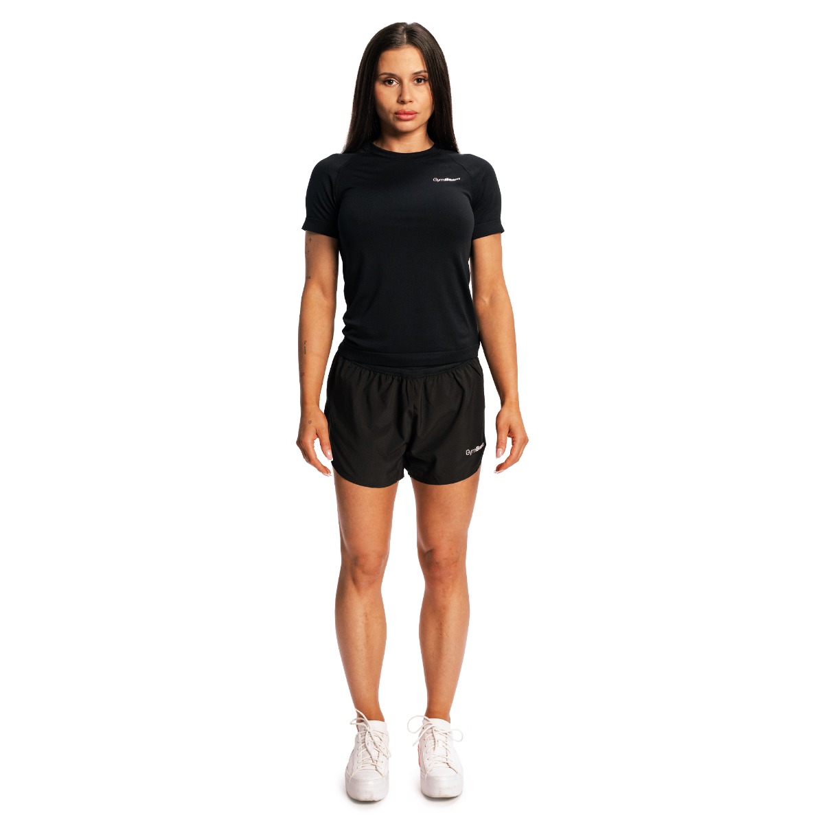 GymBeam Women‘s Pulse X Running T-shirt Black - Rozmiar: XS | Kolor: Czarny | Waga: 0,096 g | Opakowanie: 100 · záber 12