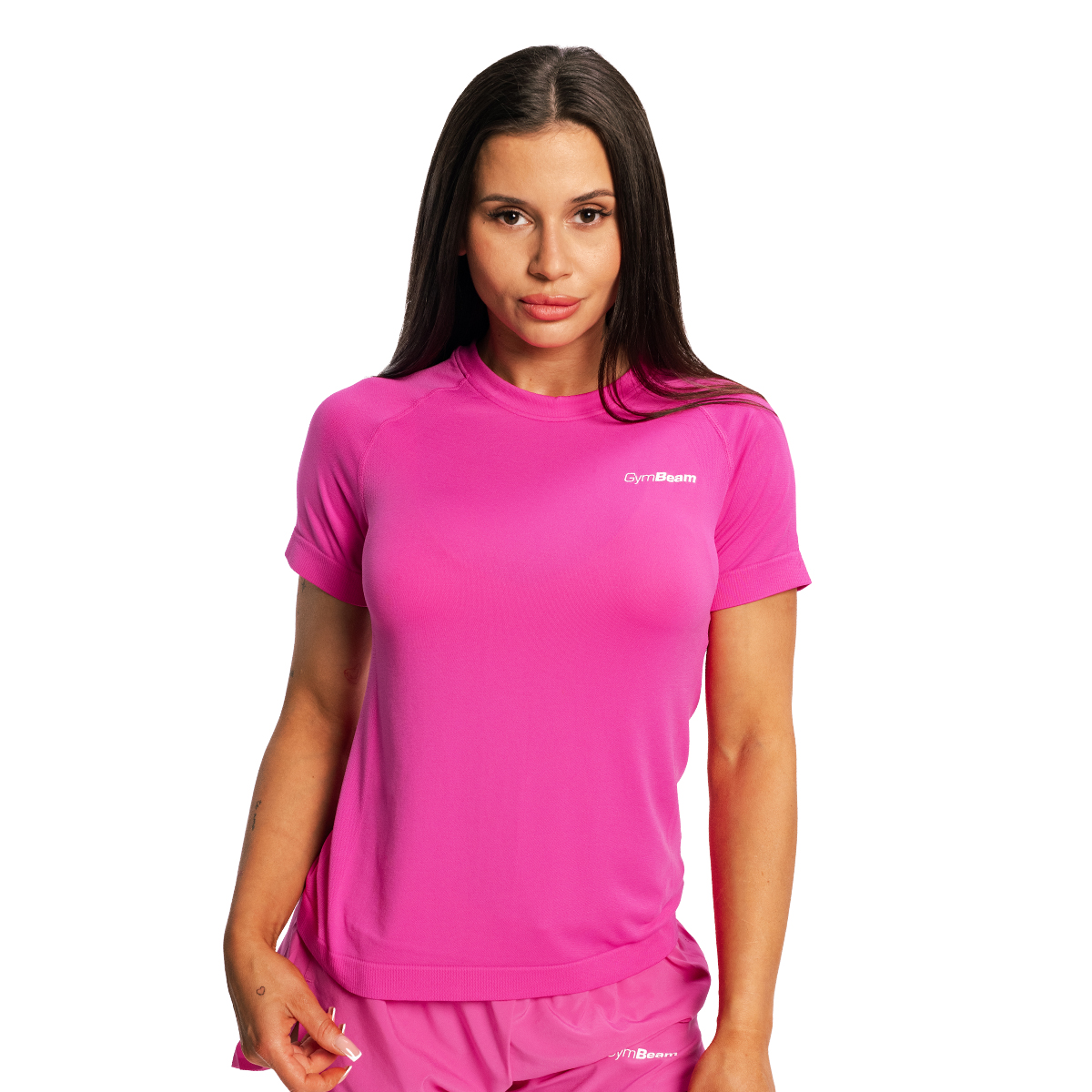 GymBeam Women‘s Pulse X Running T-shirt Purple - Rozmiar: S | Kolor: Fioletowy | Waga: 0,109 g | Opakowanie: 100 · záber 6