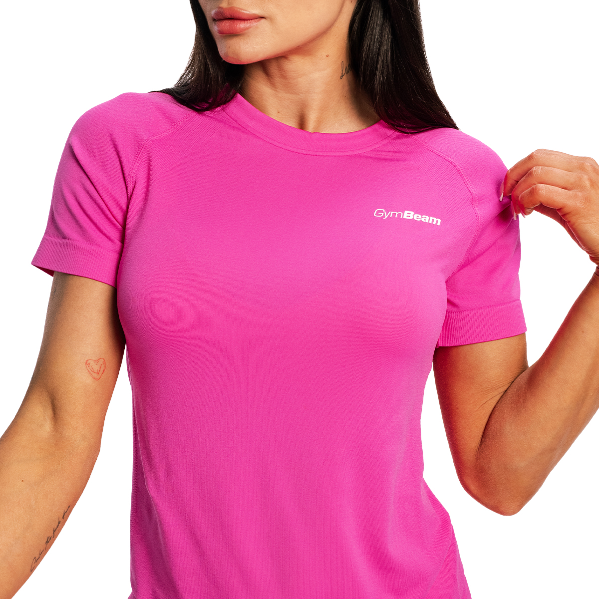 GymBeam Women‘s Pulse X Running T-shirt Purple - Rozmiar: S | Kolor: Fioletowy | Waga: 0,109 g | Opakowanie: 100 · záber 7
