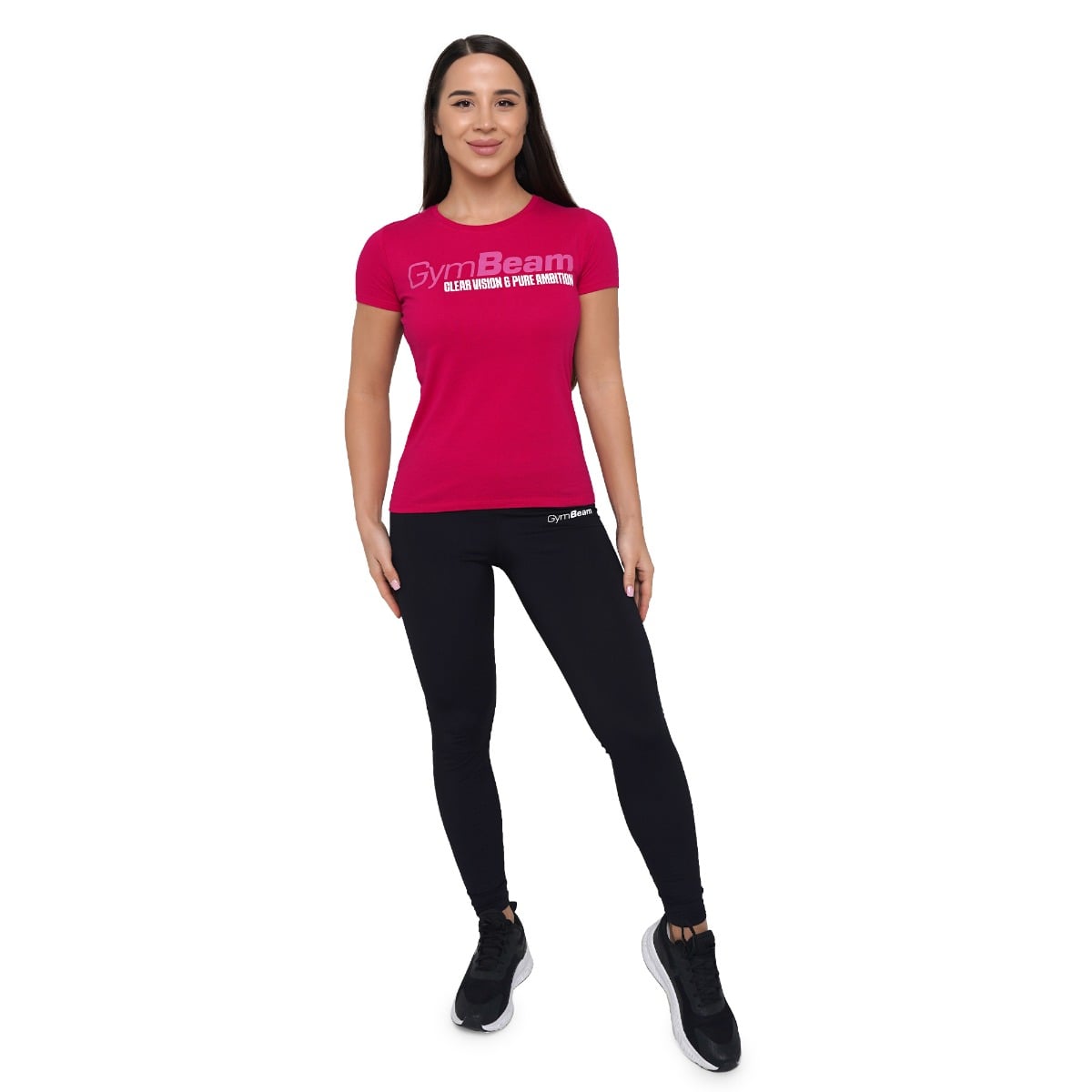 GymBeam Women‘s Pure Ambition T-shirt Sorbet - Rozmiar: XS | Kolor: Różowy | Waga: 0,1 g · záber 8