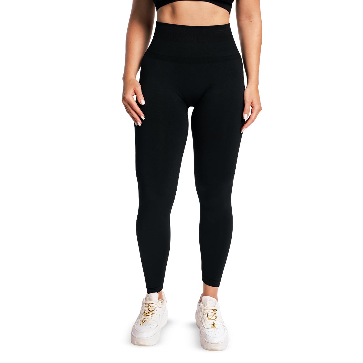 GymBeam Women‘s Sculpt Seamless Leggings Black - Rozmiar: XL | Kolor: Czarny | Waga: 0,231 g | Opakowanie: 70 · záber 6