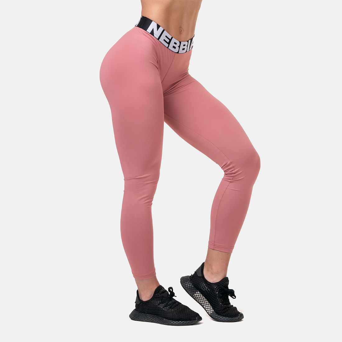 Legginsy damskie Squat Hero Scrunch Butt Old Rose - NEBBIA