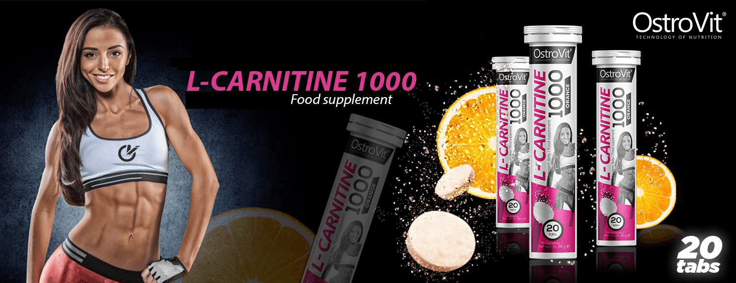 L-Carnitine 1000 20 tab Orange - Ostrovit