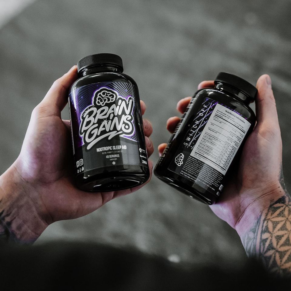 Sleep support SWITCH OFF Black Edition - BrainGains