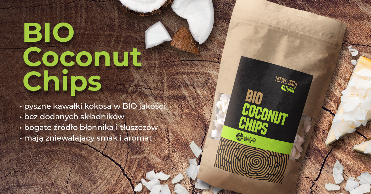 BIO Natural Coconut Chips - Vanavita