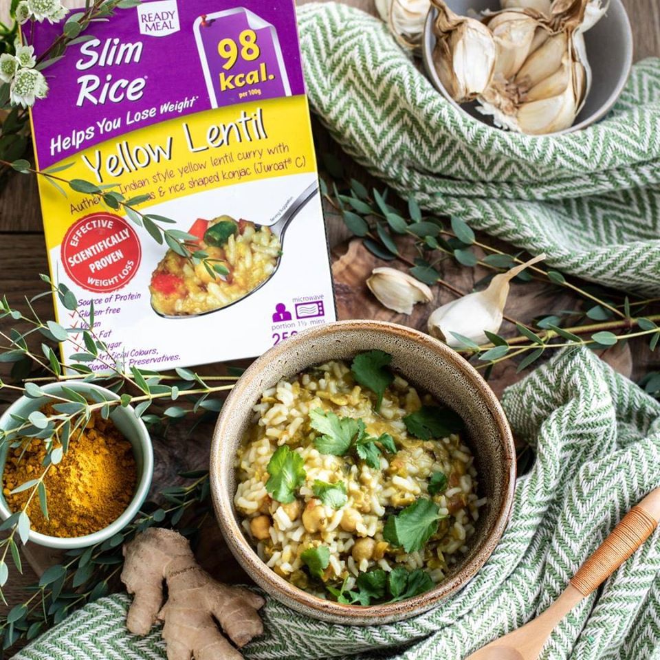 Hotové jedlo Slim Rice Yellow Lentil 250 g - Slim Pasta